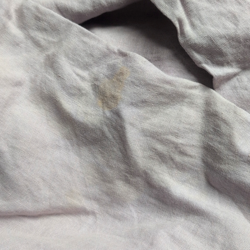 Bed Threads 100% French Flax Linen King-sized Duvet Cover In Lilac - Picture 3 of 3